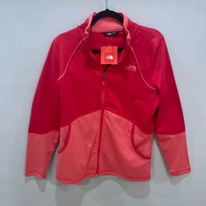 The North Face NWT coral lightweight fleece women’s jacket Large